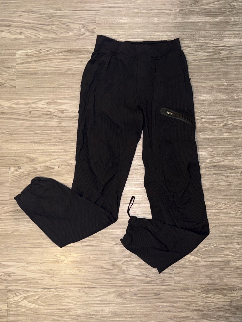 Lululemon Dance Studio Relaxed-Fit Mid-Rise Cargo Pants Womens Sz S Black